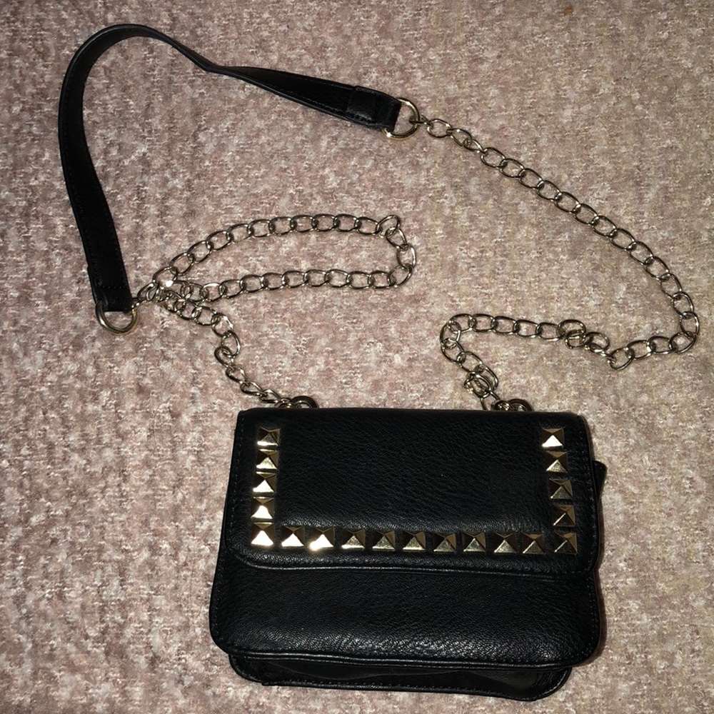 Gold & Black clutch